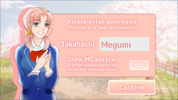 MY DEAR☆LOVE: A Shojo-Inspired Otome Sim/Visual Novel (Demo) screenshot 2