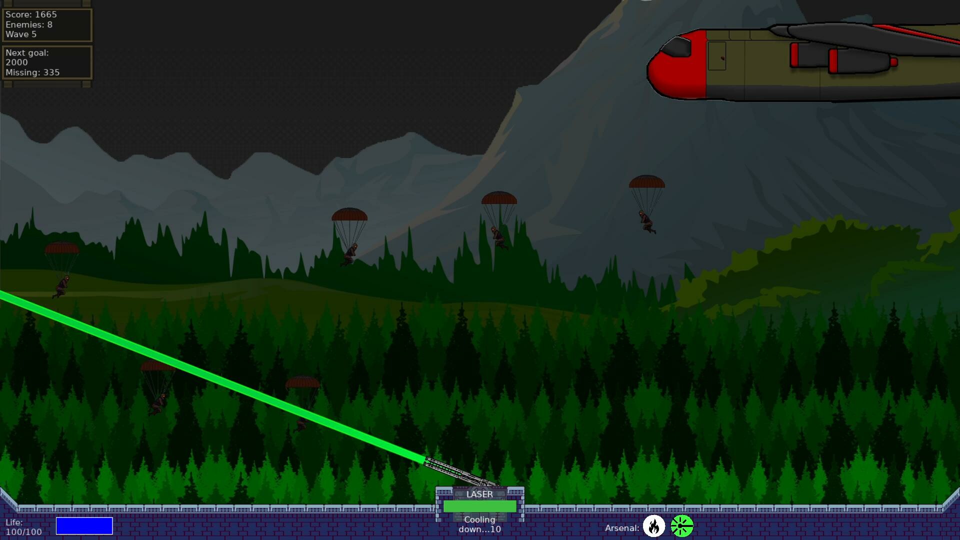 Paratroopers Raid screenshot #7