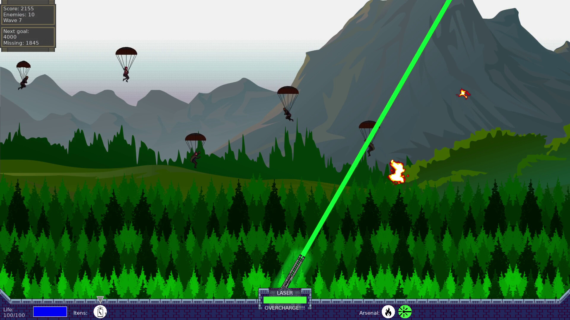 Paratroopers Raid screenshot #5
