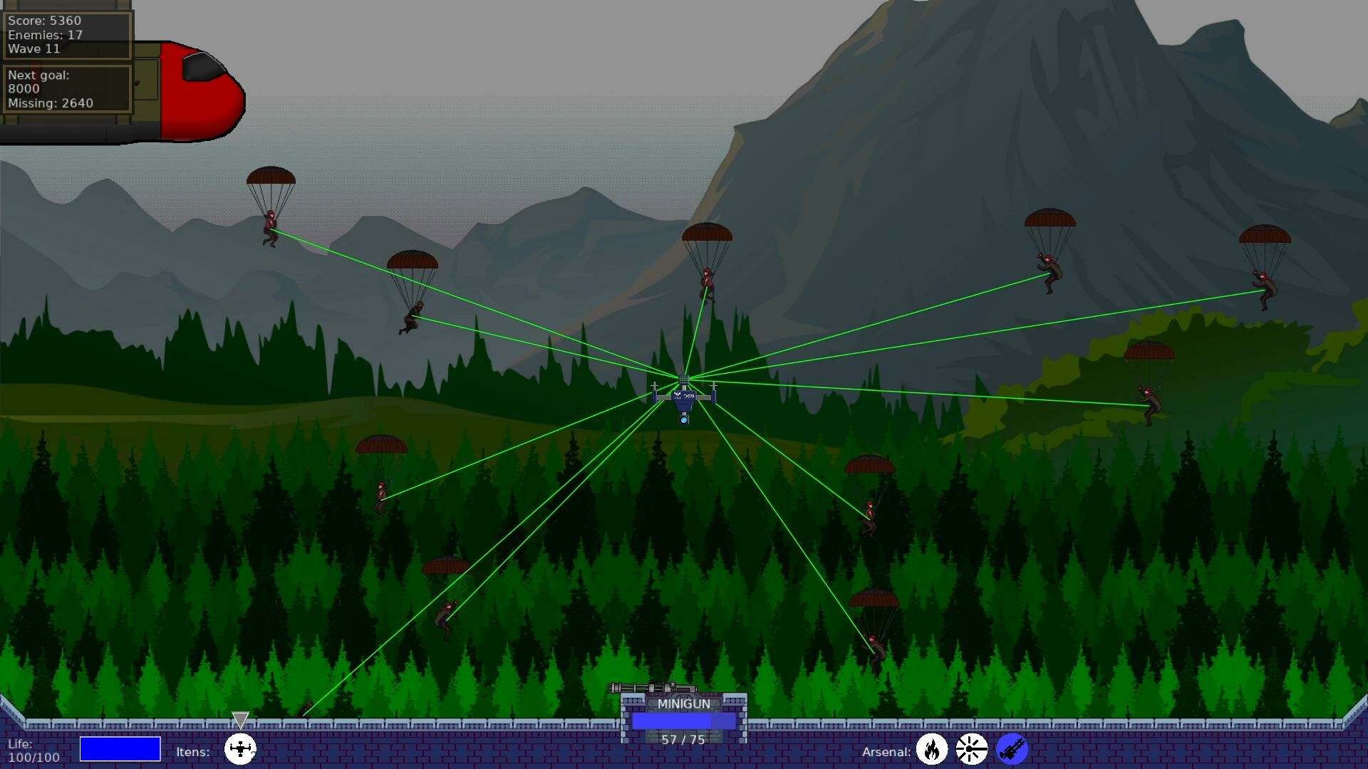 Paratroopers Raid screenshot #3