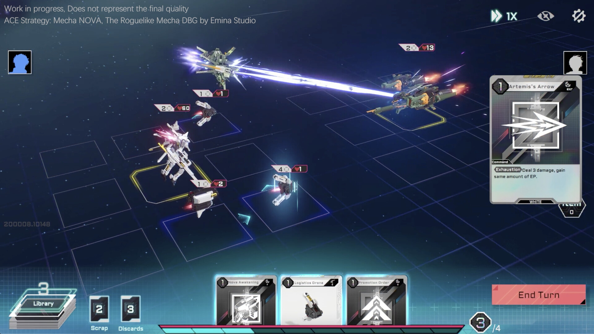screenshot of エース戦略：メカの新星 2