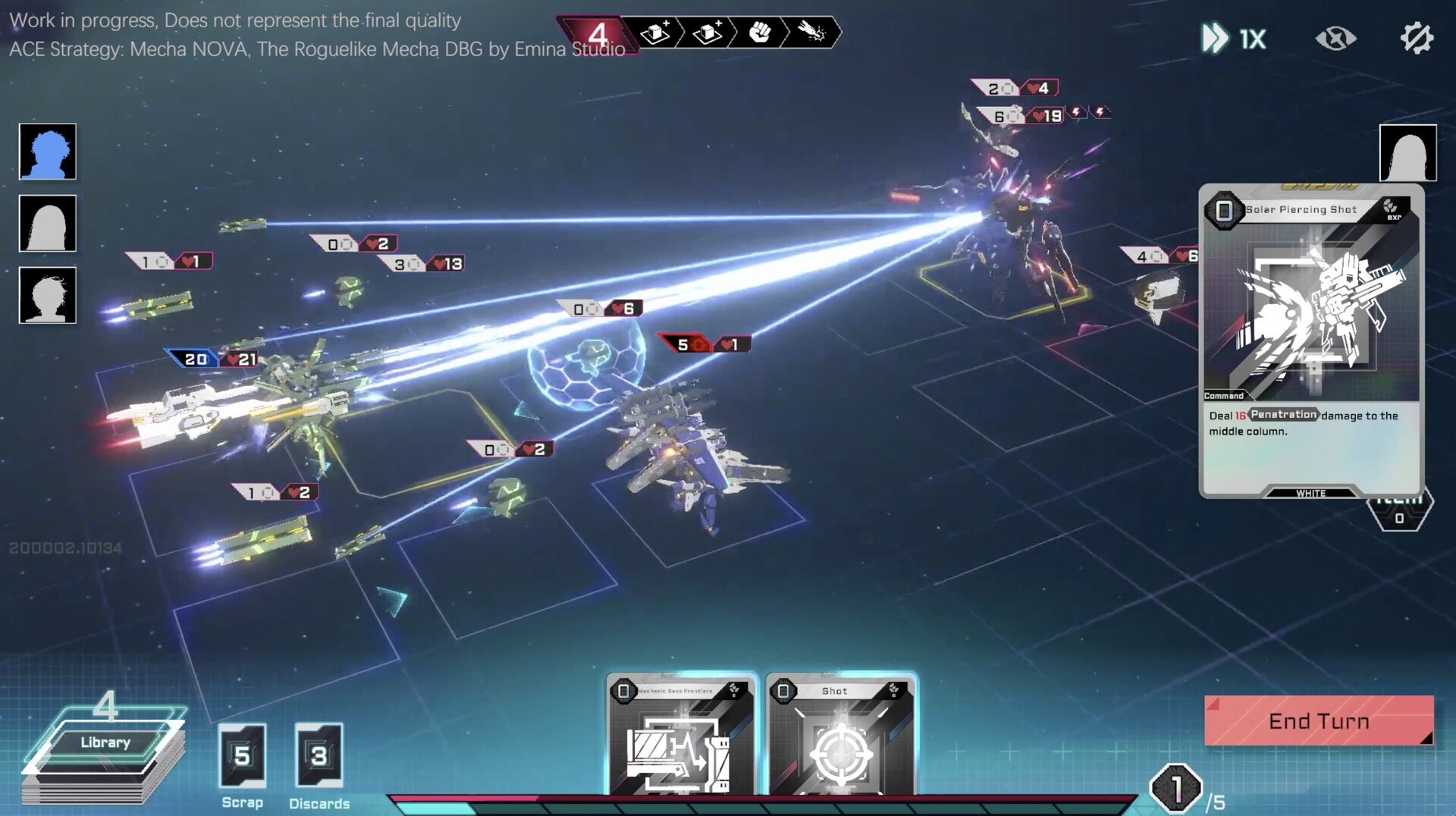 screenshot of エース戦略：メカの新星 1