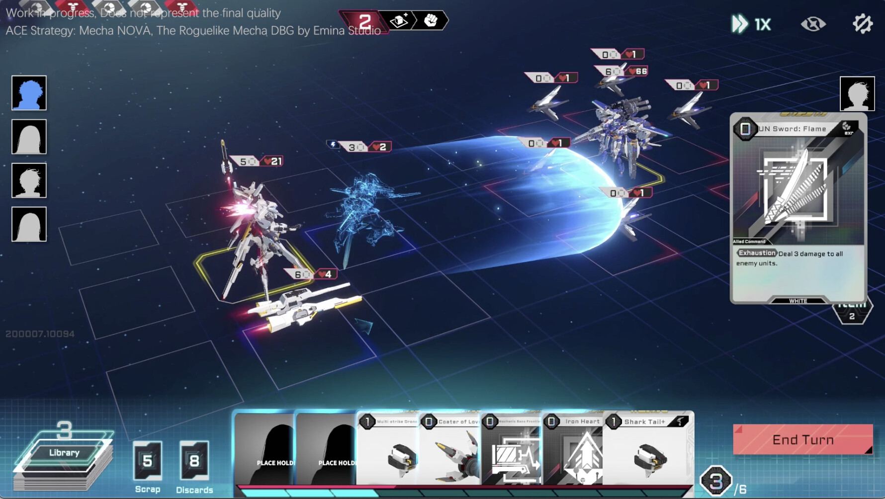 screenshot of エース戦略：メカの新星 3