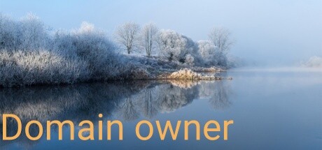 Domain owner banner