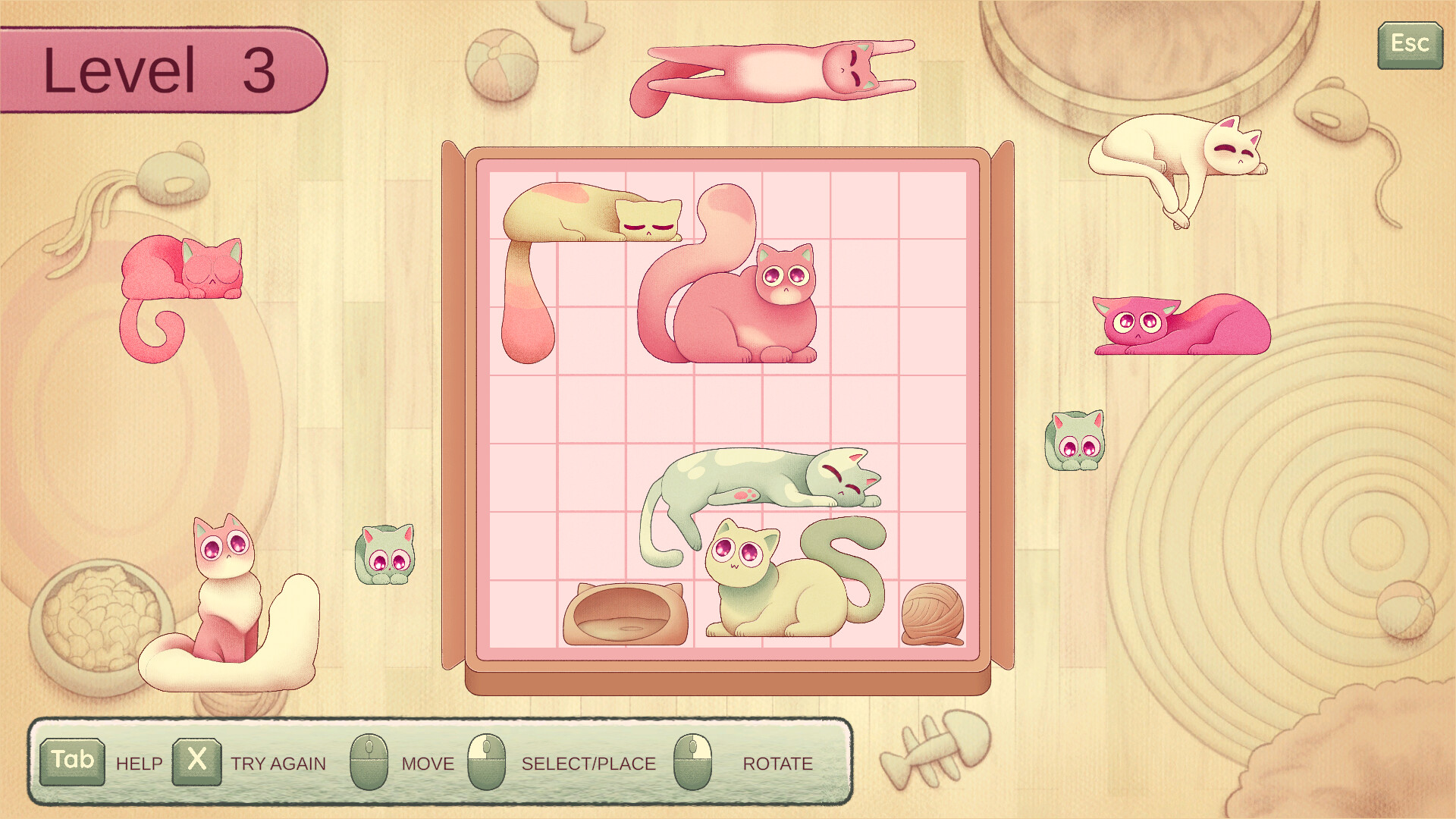 Fit My Cat - Cat's Puzzle Pack 3 Featured Screenshot #1