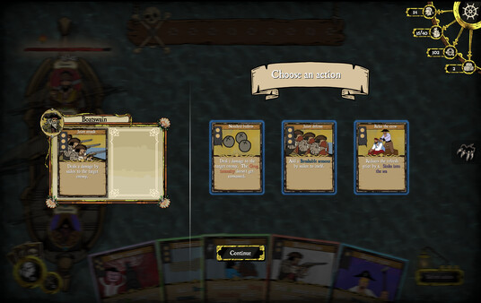 Screenshot of Seek & Sail gameplay showing in-action mechanics