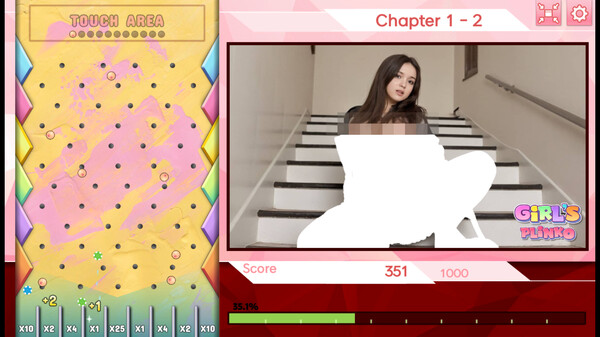 Girl's Plinko