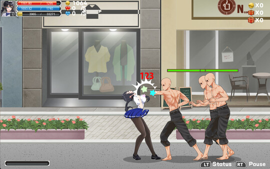 Скриншот из FIGHTING GIRL YURI Demo