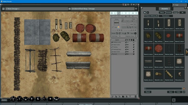 Fantasy Grounds - FG Modern Military Map Pack