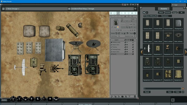 Fantasy Grounds - FG Modern Military Map Pack
