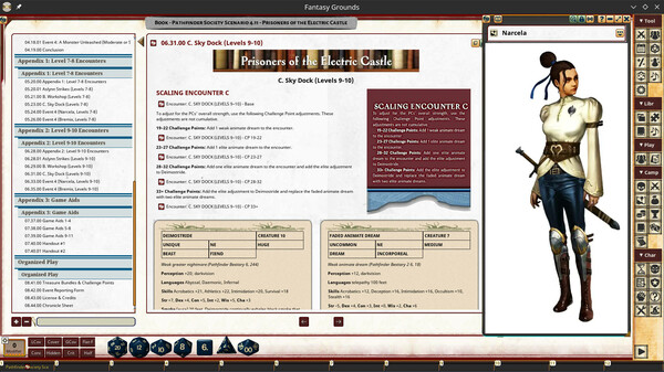 Fantasy Grounds - Pathfinder 2 RPG - Pathfinder Society Scenario 4.11 - Prisoners of the Electric Castle