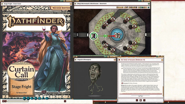 Fantasy Grounds - Pathfinder 2 RPG - Curtain Call Adventure Path - Stage Fright (1 of 3)