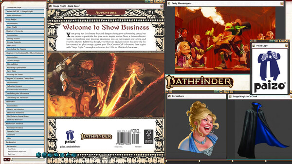 Fantasy Grounds - Pathfinder 2 RPG - Curtain Call Adventure Path - Stage Fright (1 of 3)