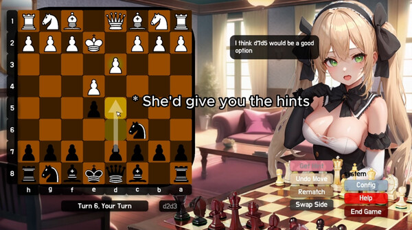 Скриншот из Play Chess with Lady Bongcloud
