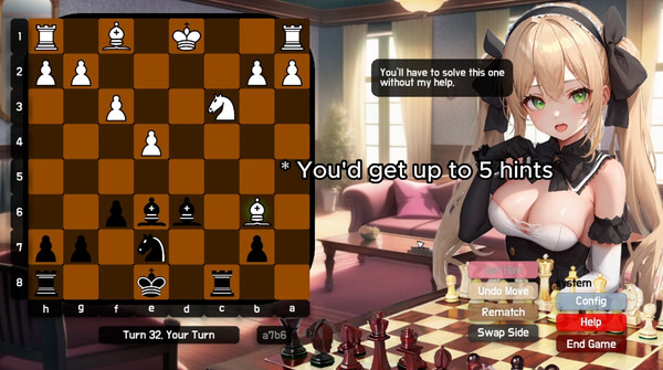 Скриншот из Play Chess with Lady Bongcloud