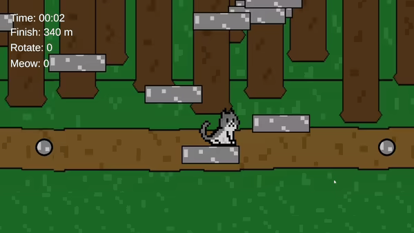Climbing with Silly Cat video 1