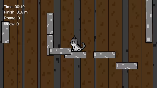 Climbing with Silly Cat video 2