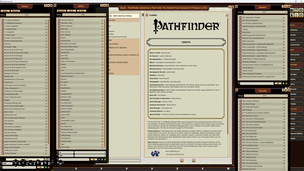 Fantasy Grounds - Pathfinder RPG - Council of Thieves Adventure Path (2 of 6) - The Sixfold Trial