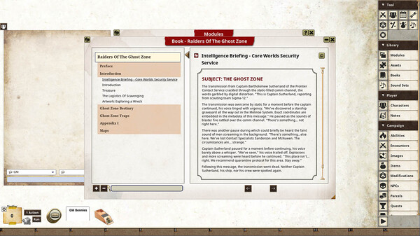 Fantasy Grounds - Raiders of the Ghost Zone