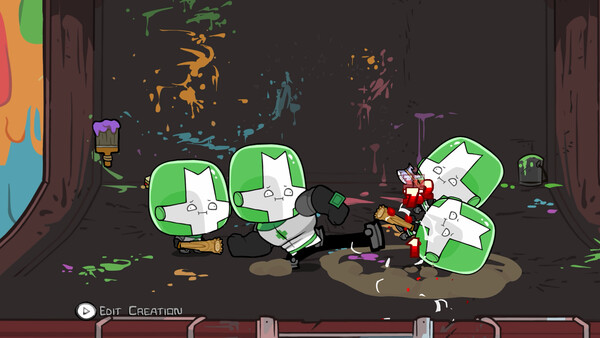 Castle Crashers - Painter Boss Paradise