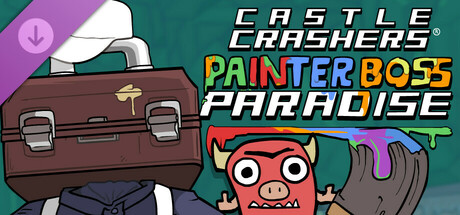 Castle Crashers - Painter Boss Paradise Banner