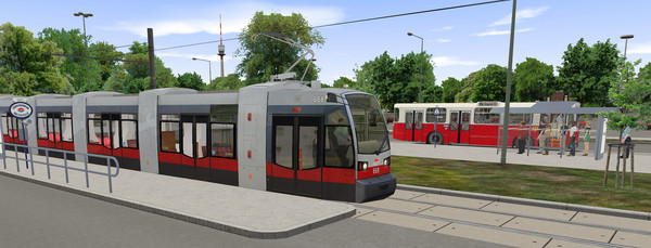 Screenshot z OMSI 2 Add-on Vienna