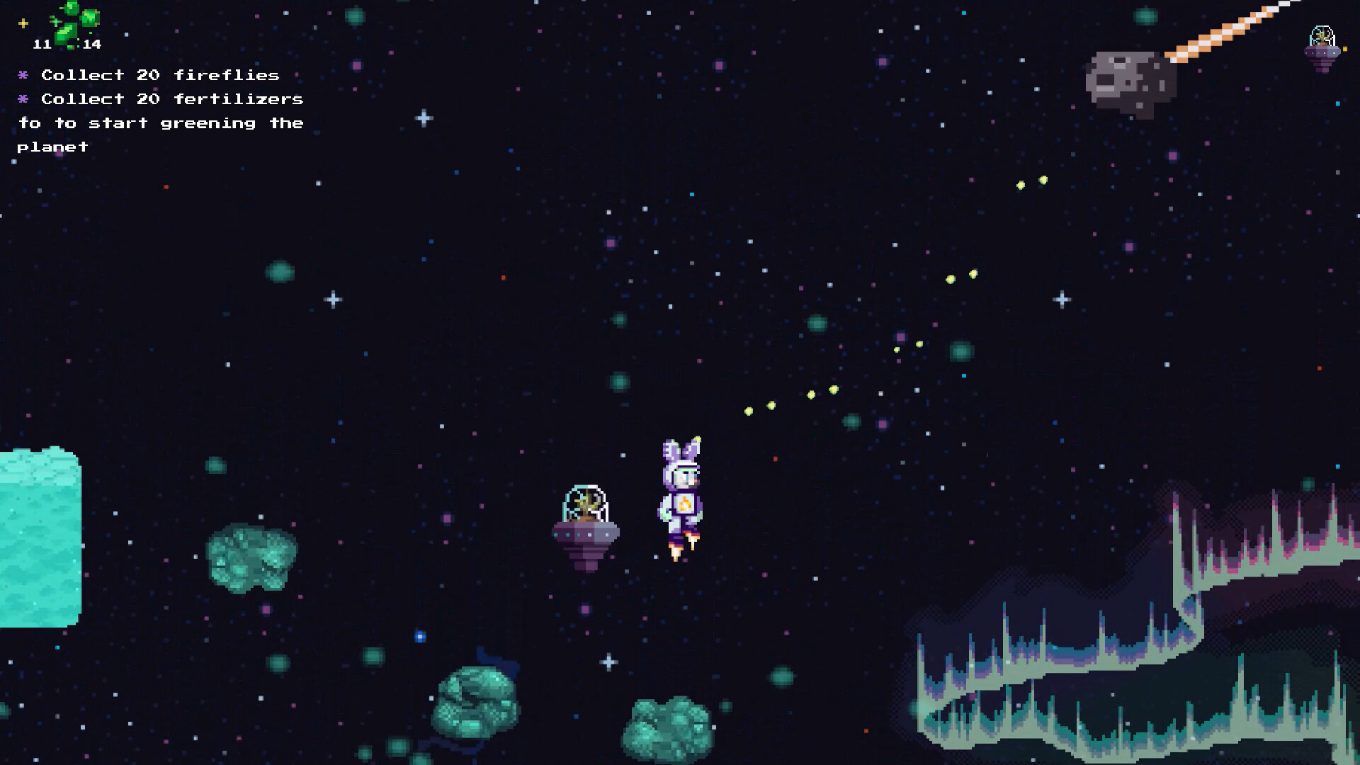 Bunny Space Odyssey: FlopHop Demo Featured Screenshot #1