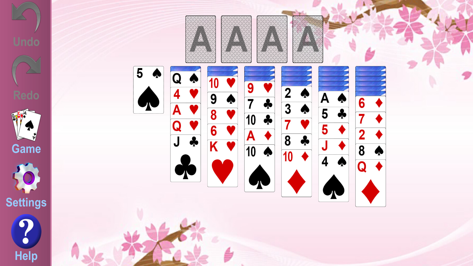 screenshot of Alaska Solitaire Classic Card Game 6