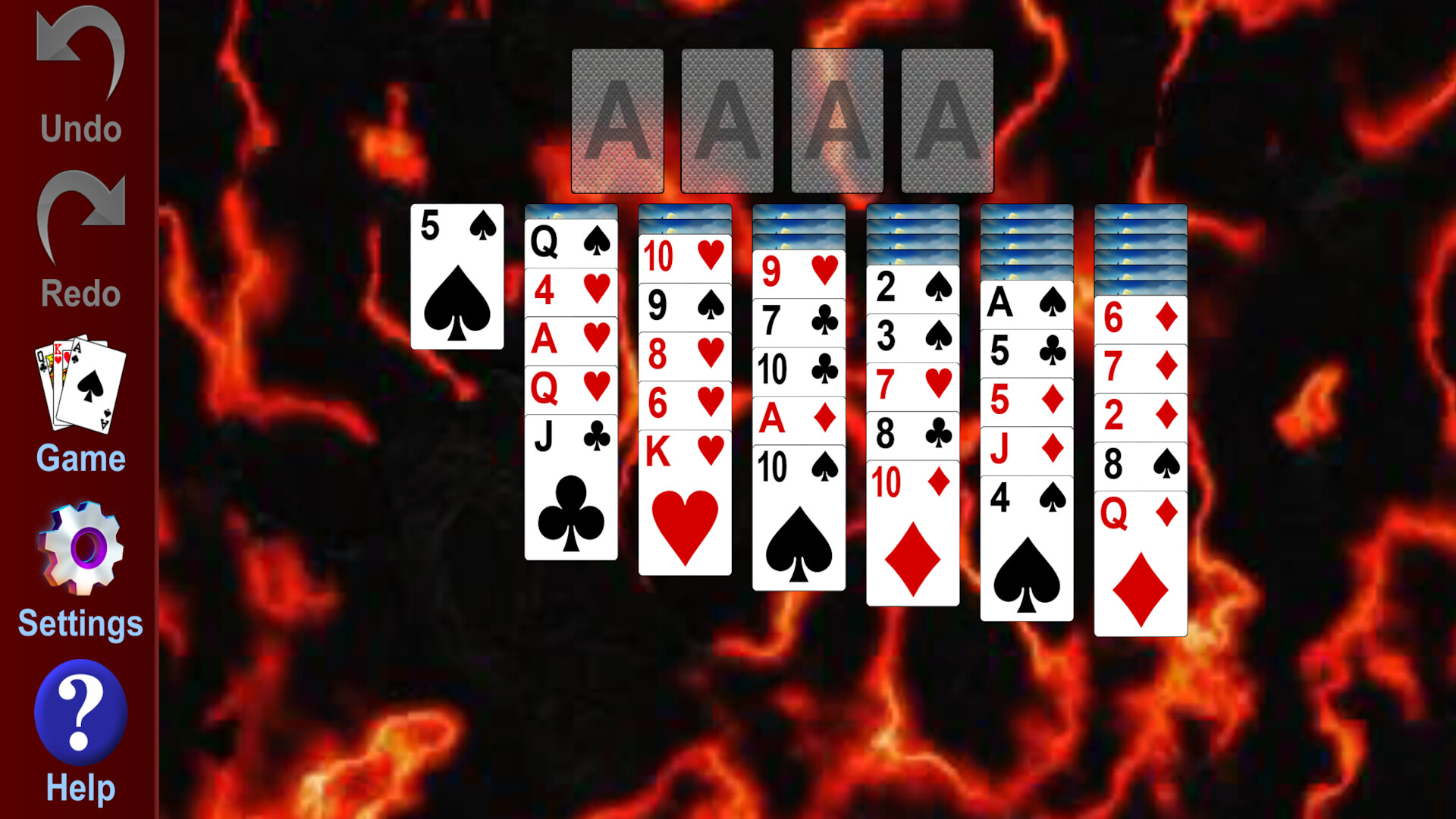 screenshot of Alaska Solitaire Classic Card Game 5