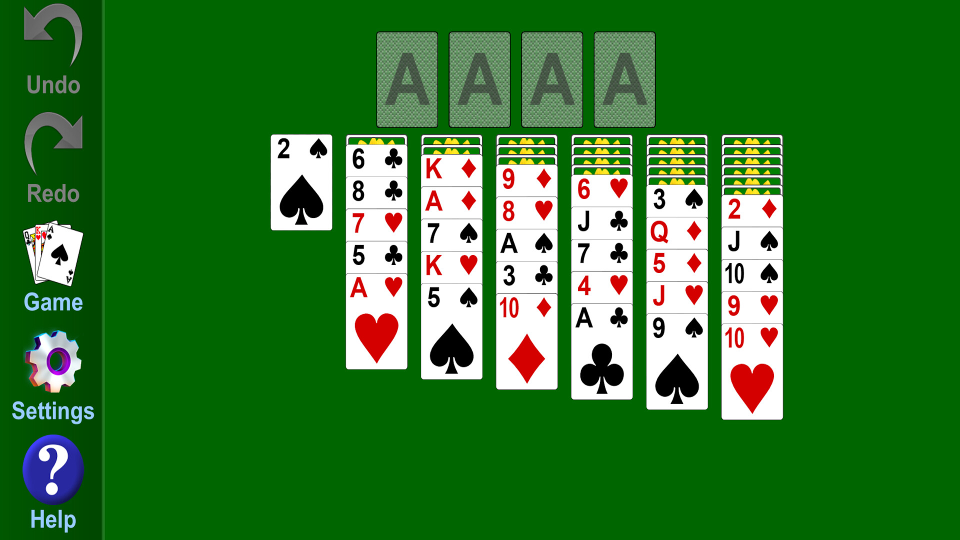 screenshot of Alaska Solitaire Classic Card Game 1