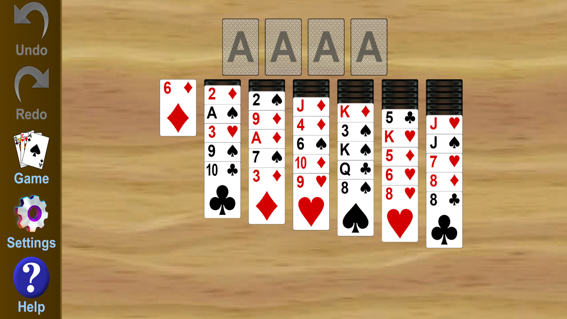 screenshot of Alaska Solitaire Classic Card Game 2