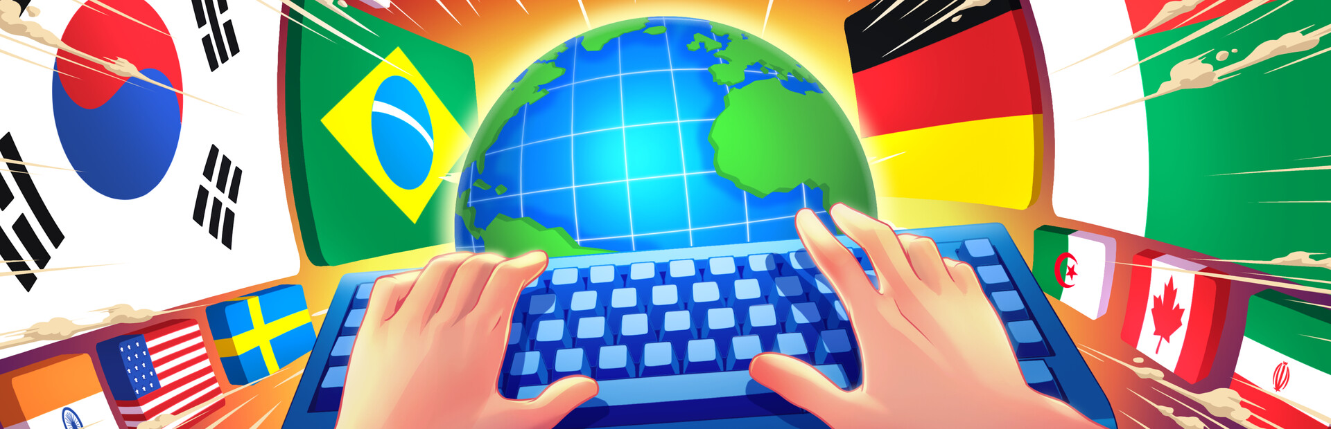 Typing Fury: Around the World