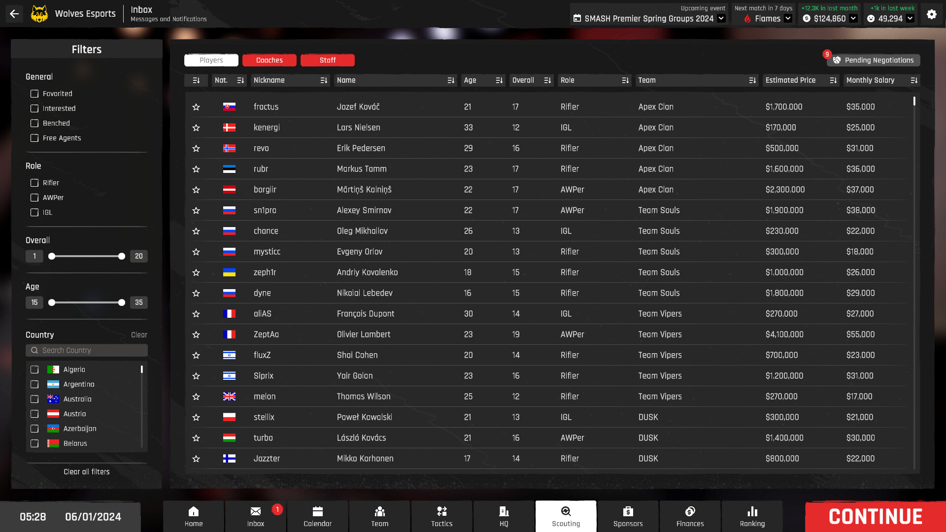 Esport Manager: Road To Major screenshot #4