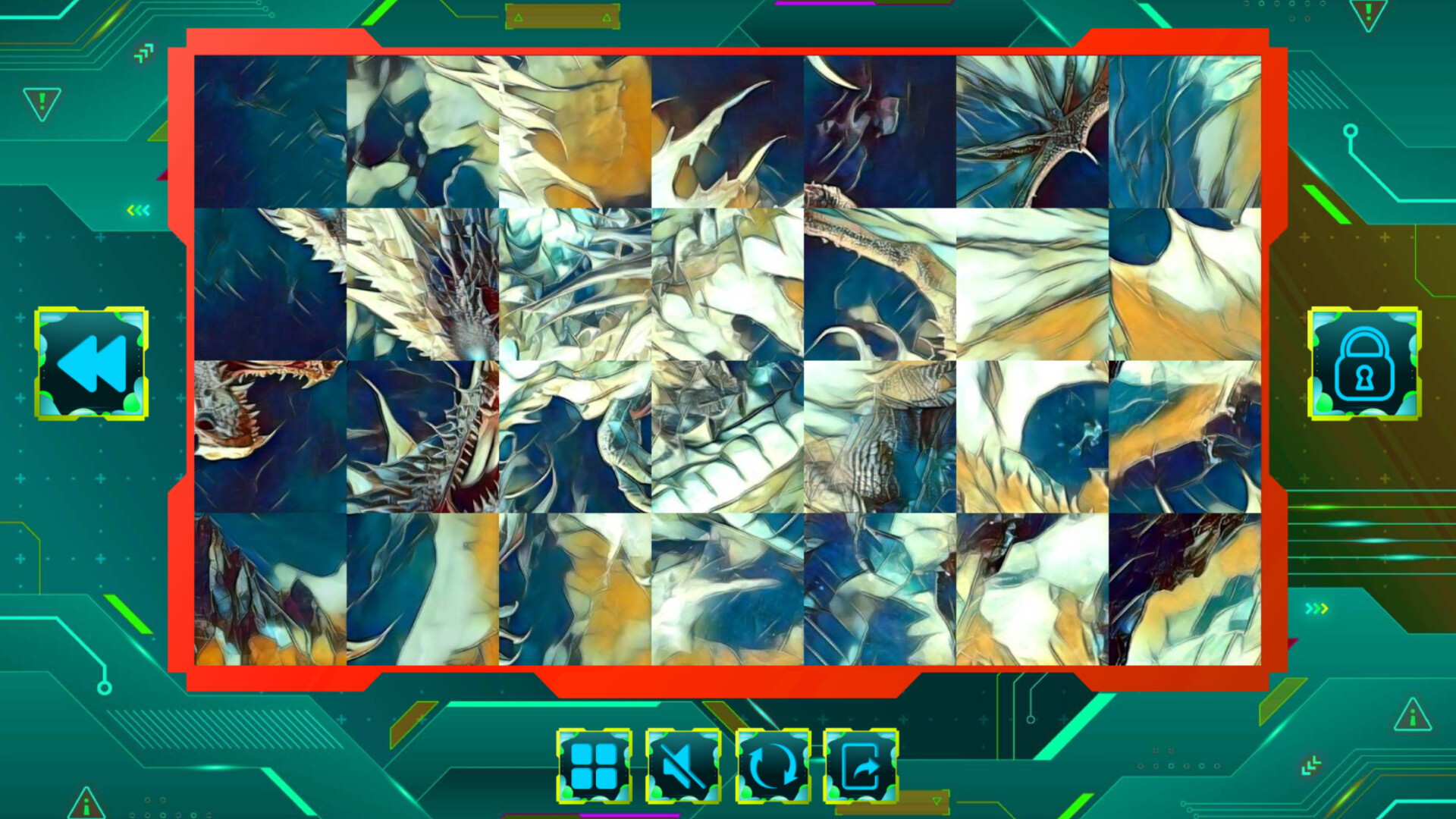 Twizzle Puzzle: Dragons screenshot 1