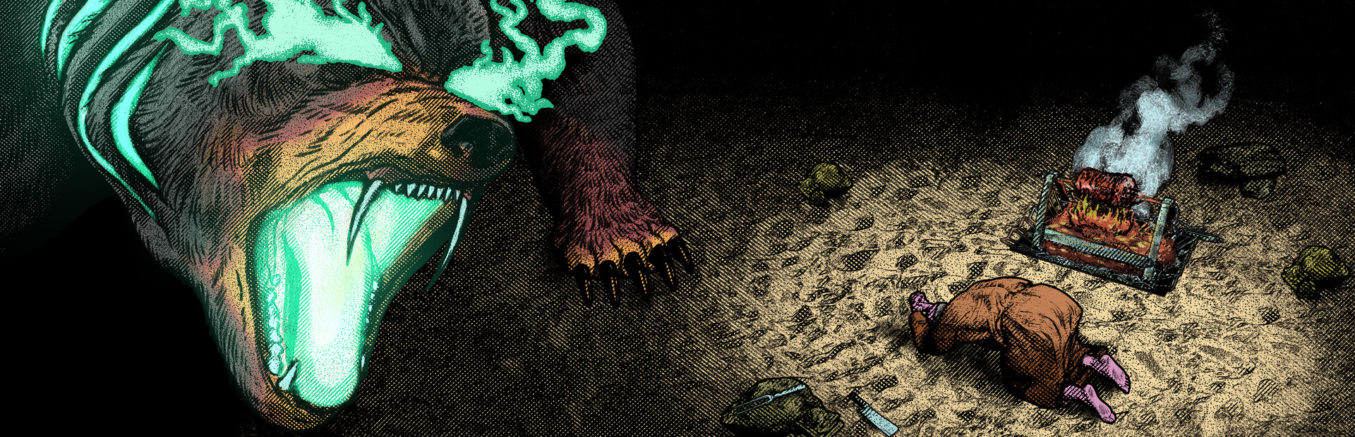 Co-op Kaiju Horror Cooking