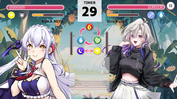 Screenshot 4 of ぶいちゅ～バトル登録者数じゃない！力で決める！ - final gameplay screenshot
