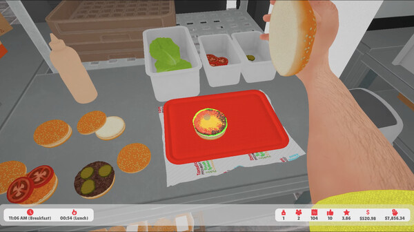 Burger Flipper: A Fast Food Restaurant Simulator screenshot 1