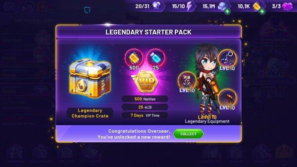 Shelter 69 - Legendary Starter Pack