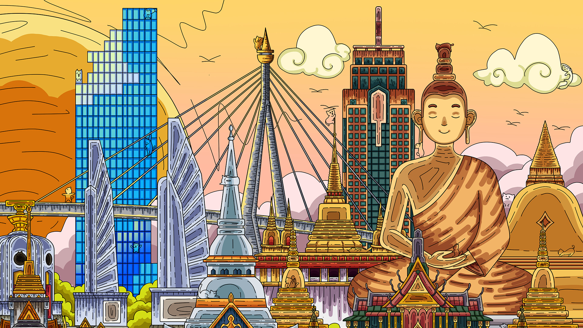 screenshot of 100 Thailand Cats 2
