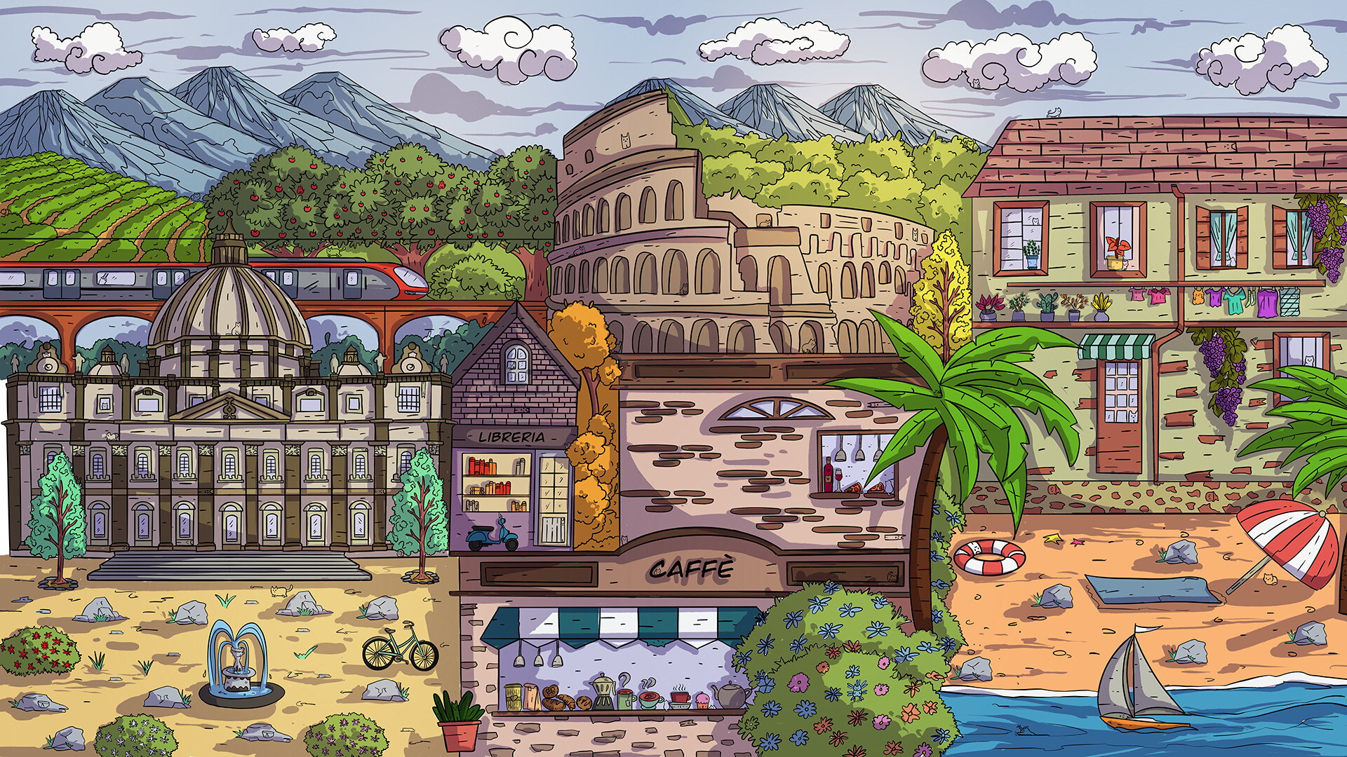 screenshot of 100 Italy Cats 1