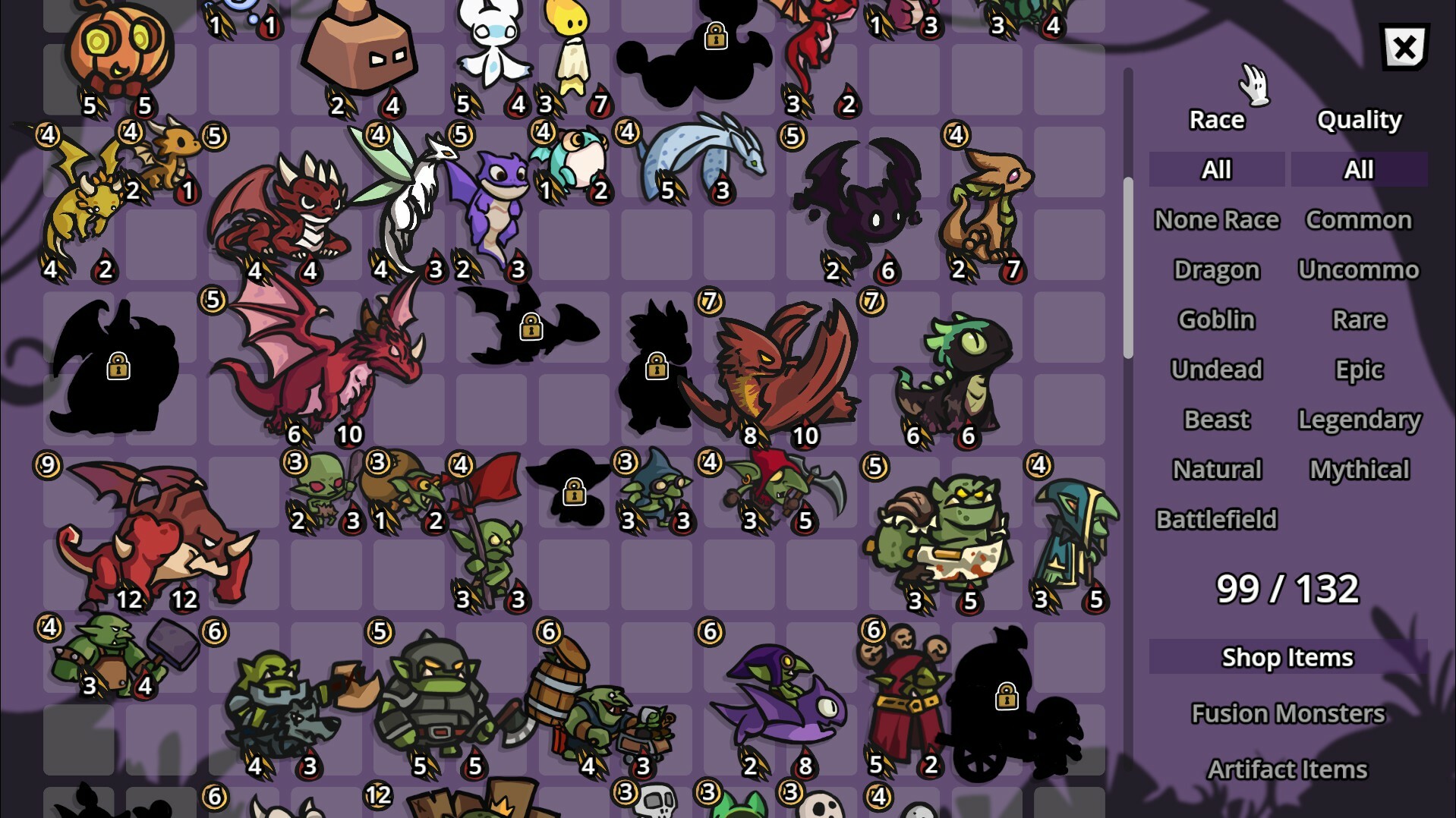 Monster Battles gameplay screenshot 2