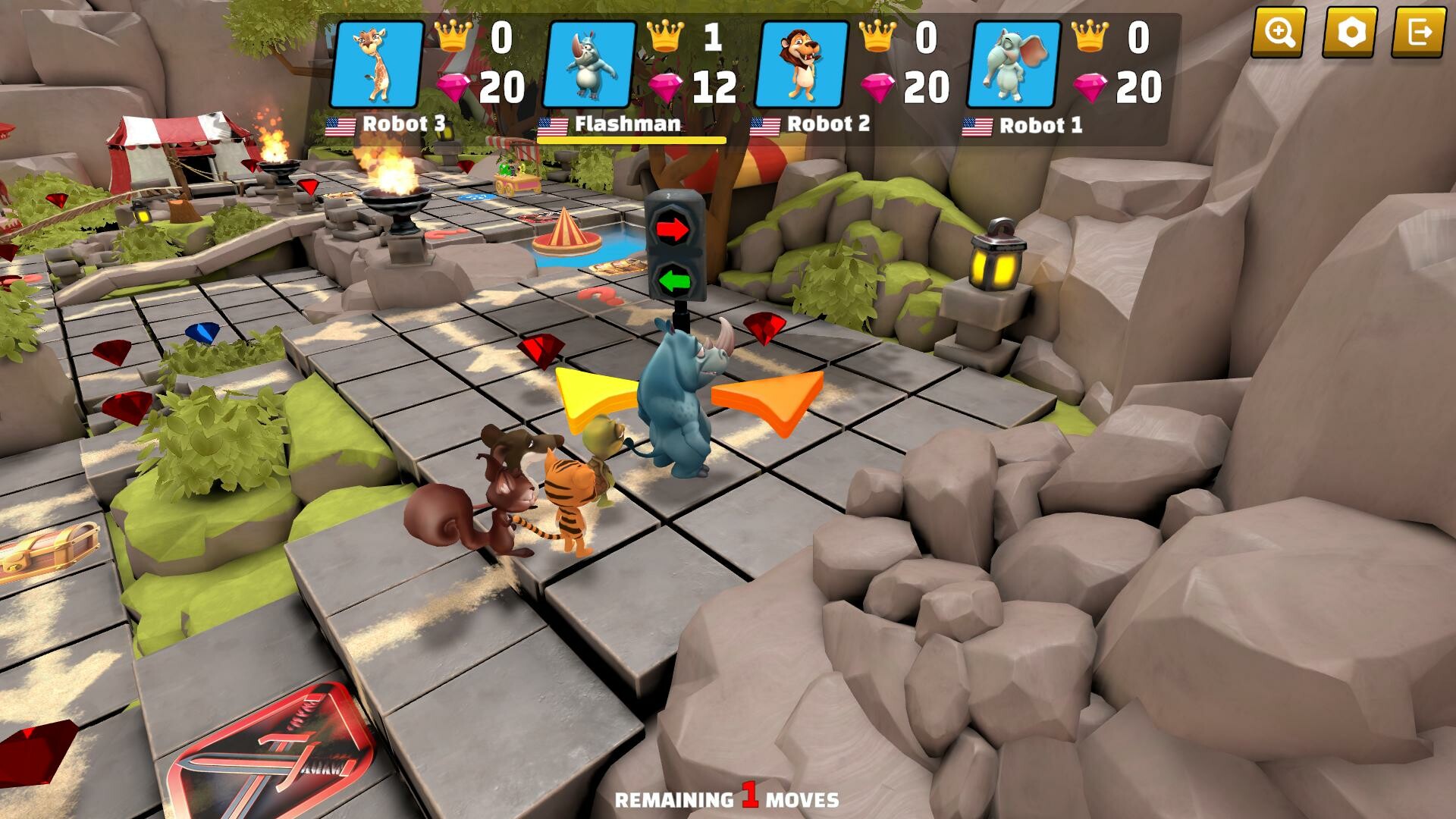 #4. Carnival Heroes - Super party minigames (Steam) By: LAN - GAMES LTD