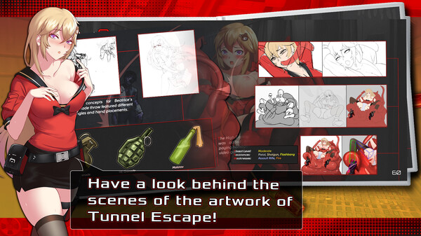 Tunnel Escape: Artbook and Wallpapers (+18)