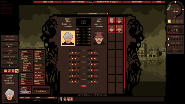 Marry a Deep One: Innsmouth Simulator.