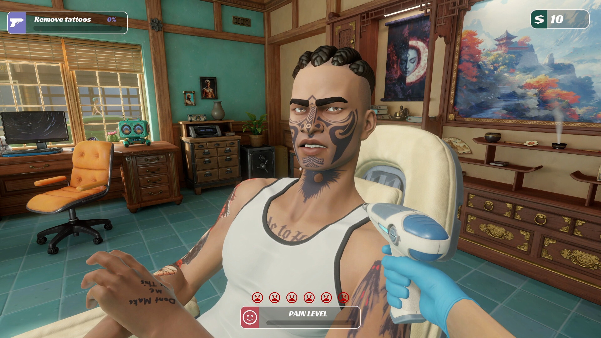 Tattoo Removal Simulator screenshot #1