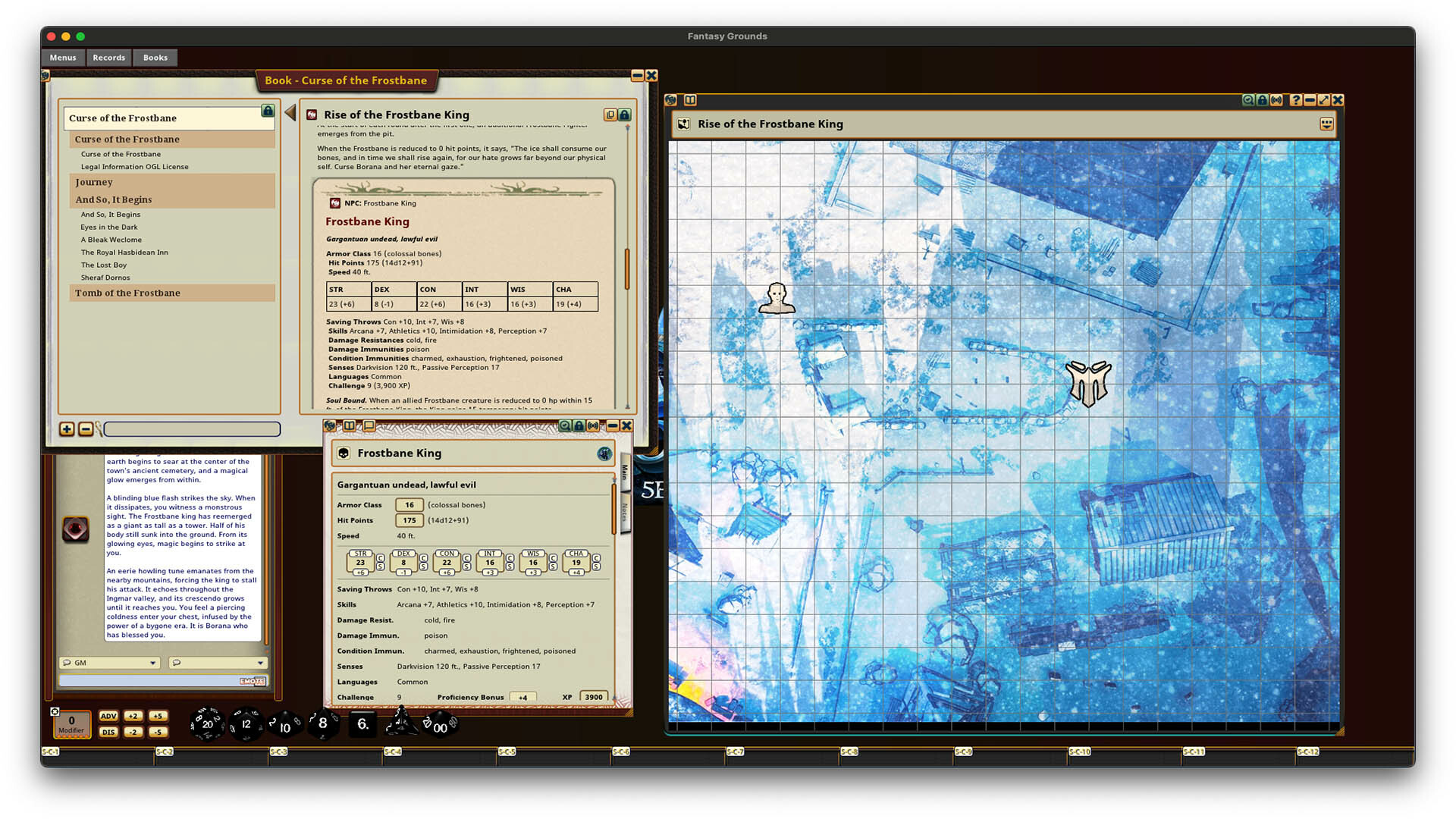 Fantasy Grounds - Curse of the Frostbaneのスクリーンショット 1