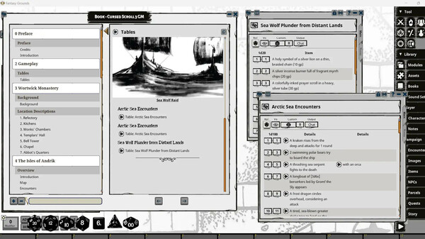 Fantasy Grounds - Cursed Scroll Zine, Vol. 3: Midnight Sun