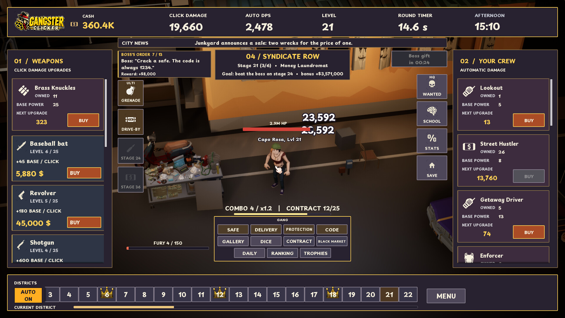Gangster Clicker screenshot 3