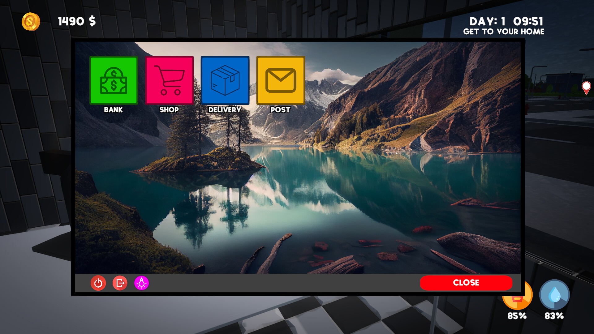#8. Delivery Point Simulator (Steam) By: Black Red Studio