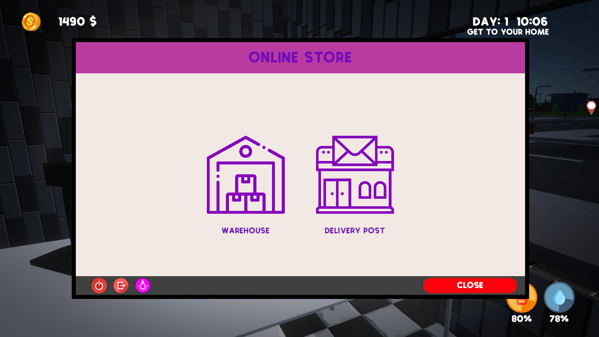 #9. Delivery Point Simulator (Steam) By: Black Red Studio